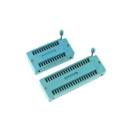 Lock seat 40p Lock seat ic movable seat Lock seat 3m narrow-body chip socket Microcontroller socket 14P 16P 18P 20P 28P 32P Zif-socket