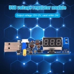 DC-DC Adjustable USB Step UP Down Power Supply Module DC 1.2V-24V Booster Power Supply Voltage Stabilizing Module