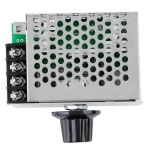 4000W Thyristor Governor with Fuse Case AC 220V Temperature Regulating Module High Power for Adjusting Dimming Speed Temperature