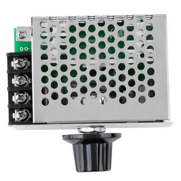 4000W Thyristor Governor with Fuse Case AC 220V Temperature Regulating Module High Power for Adjusting Dimming Speed Temperature