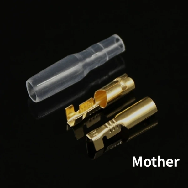 4.0 bullet Crimp terminal car electrical wire connector diameter 4mmFemale + Male + Case Cold press terminal