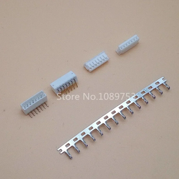 1.5mm  pitch JST ZH 2/3/4/5/6/7/8/9/10Pin Right Angle Pin Male, Female Connector Socket with Crimps