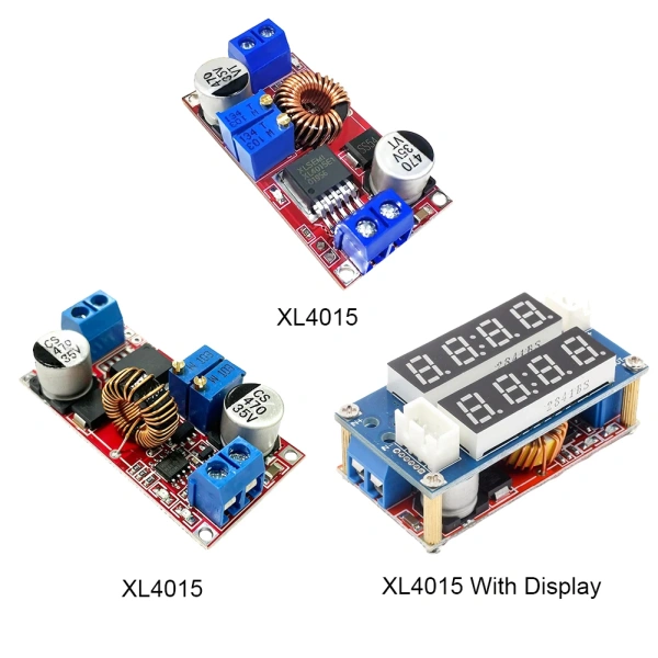 XL4015 CC CV Lithium Battery Step Down Charging Board 5A DC-DC LED Power Converter Module Adjustable with LED Display
