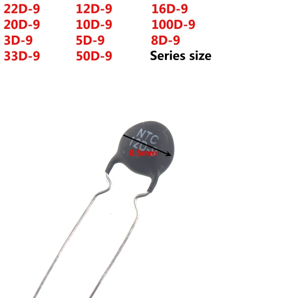 thermistor 10d-11 3d-9 5d-9 8d-9 20d-9 33d-9 16d-15 20d-20 30d-20 3d-20 6d-20 3d-2020d-20 3d-25 10d-25 20d-25
