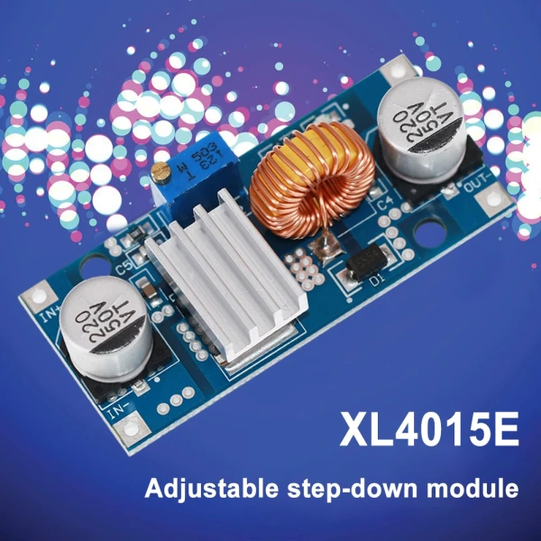 XL4015E 5A 4-38V DIY Adjustable Regulated Power Supply 12V To 3.3V/5V Adjustable Step-Down Module 36V To 12V 24V To 5V/12V