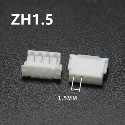 1.5mm  pitch JST ZH 2/3/4/5/6/7/8/9/10Pin Right Angle Pin Male, Female Connector Socket with Crimps