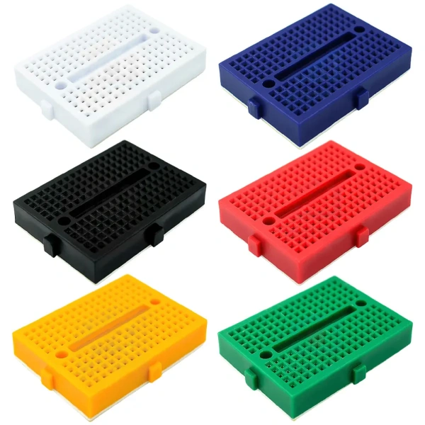 SYB-170 Mini Solderless Prototype Breadboard 170 Holes Breadboard Prototype Board 35x47mm for Small DIY Kits