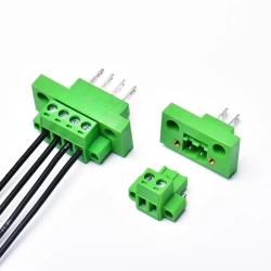 3.81mm Pitch 2EDGWB 5.08/15EDGWB 3.81 2/3/4/5/6/10/12Pin Wall Terminal Plug Type Connector Pcb Screw Terminal Block