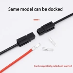 Anderson Type Single Pole SB30 30A Plug 600V DC Battery Connector High Current Quick Plug UPS Power Plug
