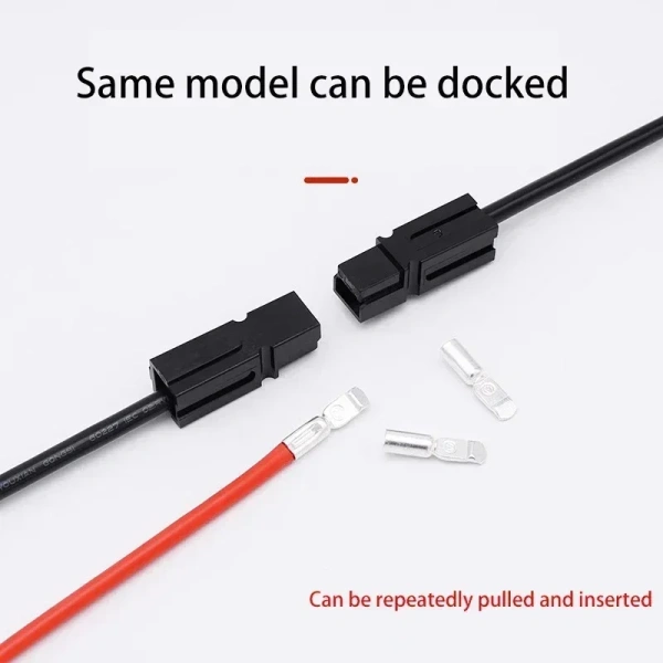 Anderson Type Single Pole SB30 30A Plug 600V DC Battery Connector High Current Quick Plug UPS Power Plug