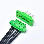 3.81mm Pitch 2EDGWB 5.08/15EDGWB 3.81 2/3/4/5/6/10/12Pin Wall Terminal Plug Type Connector Pcb Screw Terminal Block