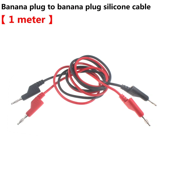4mm Red&Black Banana Socket Professional Binding Post Nut Banana Plug Jack Connector Nickel Plated For 4mm