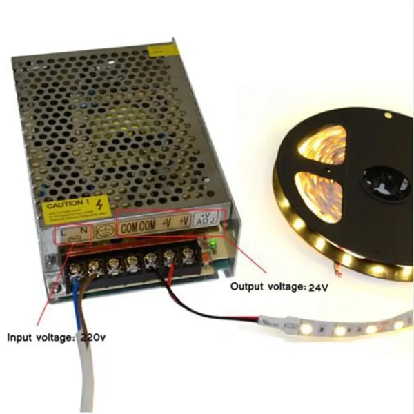 Lighting Transformer DC 5V/12V/24V/36V/48V Switch Power Supply Adapter LED Strip Driver Lamp 60W 100W 150W 200W 300W 400W 500W