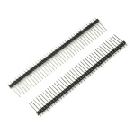 2.54mm Single Row Male 40Pin Connector Header copper needle 17mm straight needle1x40Pin Breakable Pin Connector