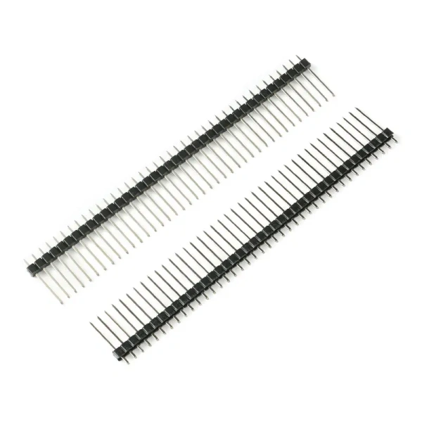 2.54mm Single Row Male 40Pin Connector Header copper needle 17mm straight needle1x40Pin Breakable Pin Connector