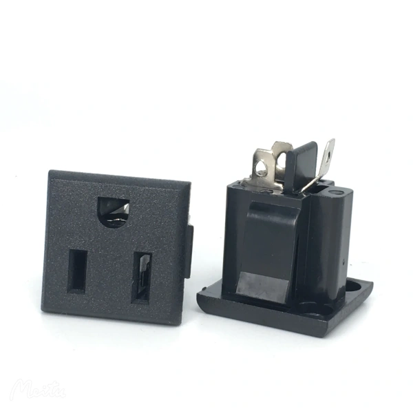 Black Copper 10/16A 250V American Japan Australian British EU Germany French Brazil Universal Electrical AC power socket