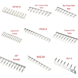 Terminals Female Male PH2.0/JST1.25/XH2.54/SH1.0/Small Tamiya Style/Big Tamiya Style/DuPont 2.54/VH/SM/KF2510/CH3.96 Reed
