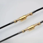 4.0 bullet Crimp terminal car electrical wire connector diameter 4mmFemale + Male + Case Cold press terminal