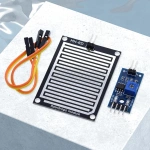 Rain Water Sensor Relay Control Module 3.3V-5V Rain Foliar Leaf Moisture Sensor Relay Module LM393 High Sensitivity for Arduino