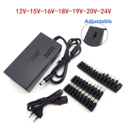 AC TO DC 12V 15v 16v 18v 19v 24VAdjustable Universal Power supply Charger Adapter 96W DC converter For pc Laptops Eu US uk AU p1
