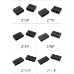 2.54mm Dupont Double Row Plastic Shell 2x2P/2x3/2x4//2x6-2x20P Dupont Connector/Cable Case /Plug Jump Wire Housing
