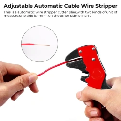 0.25-6.0mm Automatic Stripping Pliers Adjustable Cable Wire Stripper Duck Beak Pliers Wire Stripper Cable Cutting Crimping Tool