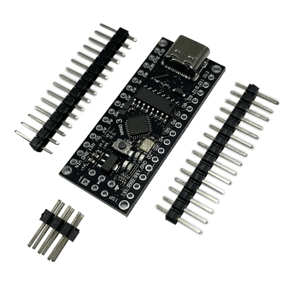 Atmega168/328 Welding Development Board Nano V3 Micro Development Board CH340 Microcontroller Board with PIN Headers for Arduino
