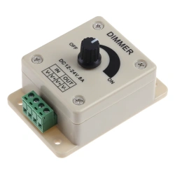 LED Dimmer Switch Stepless Dimming Knob Monochromatic Dimmer Controller LED Module Replacement Parts Accessories