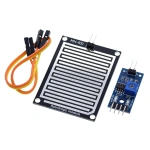 Rain Water Sensor Relay Control Module 3.3V-5V Rain Foliar Leaf Moisture Sensor Relay Module LM393 High Sensitivity for Arduino