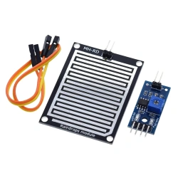 Rain Water Sensor Relay Control Module 3.3V-5V Rain Foliar Leaf Moisture Sensor Relay Module LM393 High Sensitivity for Arduino