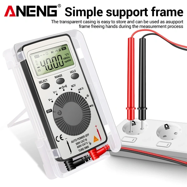 ANENG AN101 Mini Digital Multimeter 1999 Counts Professional AC/DC Voltage Tester Automotive Current Tester Electrician Tools