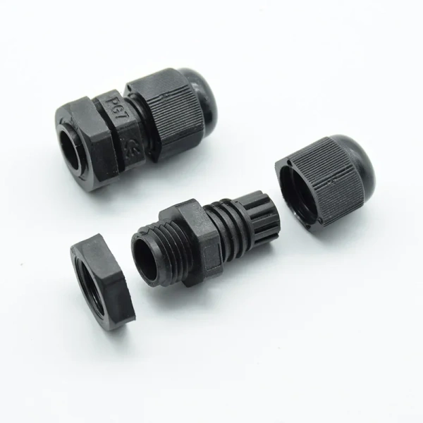 IP68 PG7 PG9 PG11 PG13.5 PG16 for 3-6.5mm-14mm Wire Cable CE Waterproof Nylon Plastic Cable Gland Connector