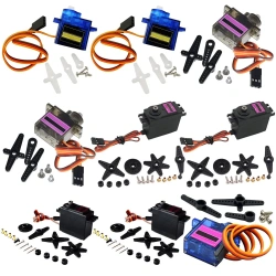 SG90 MG90S MG996R Servos Digital Gear MG995 SG92R High Torque Servo for Futaba JR Car RC Model Helicopter Boat