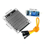 Rain Water Sensor Relay Control Module 3.3V-5V Rain Foliar Leaf Moisture Sensor Relay Module LM393 High Sensitivity for Arduino