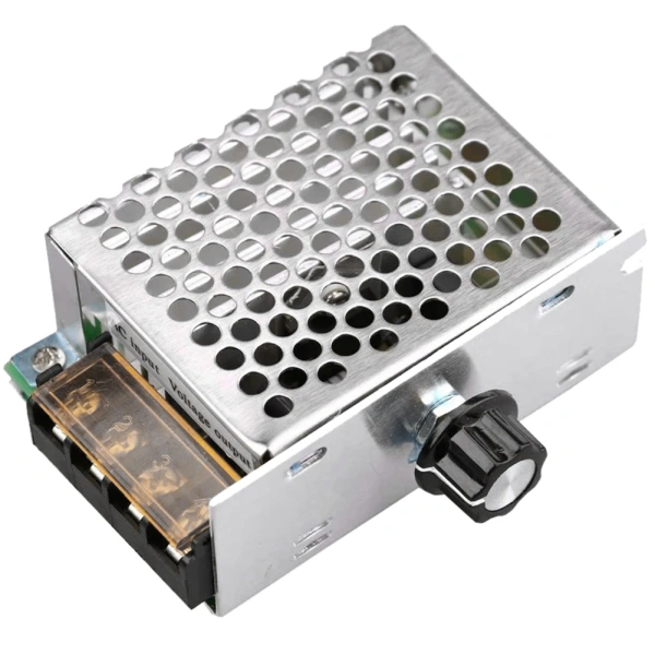 4000W Thyristor Governor with Fuse Case AC 220V Temperature Regulating Module High Power for Adjusting Dimming Speed Temperature