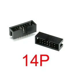2.54MM pitch  dip 6P 10P 20P 26P 34P 40P PIN MALE SOCKET straight idc box headers PCB CONNECTOR DOUBLE ROW DC3 HEADER