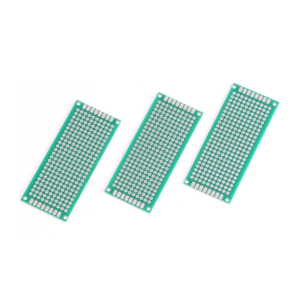 Double-sided Spray Tin Plate 2*8cm 3*7cm 4*6cm 6*8cm 7*9cm 8*12cm PCB Circuit Board Green Oil Glass Fiber Universal Board