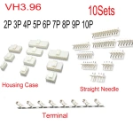 VH3.96 3.96MM 2P 3P 4P 5P 6P 7P 8Pin Male Straight Needle Plug + Female Housing Case + Terminals Pin Connector