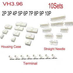 VH3.96 3.96MM 2P 3P 4P 5P 6P 7P 8Pin Male Straight Needle Plug + Female Housing Case + Terminals Pin Connector