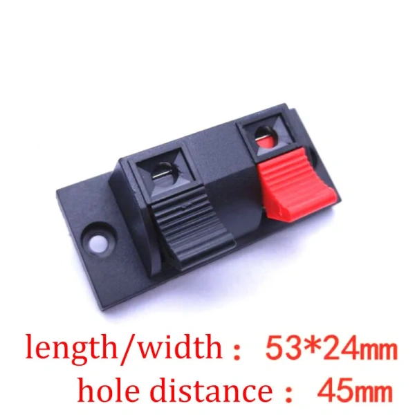 Connector Terminal 2P 4P Positions Push In Jack Spring Load Audio power supply Speaker Breadboard Clips switch button p1