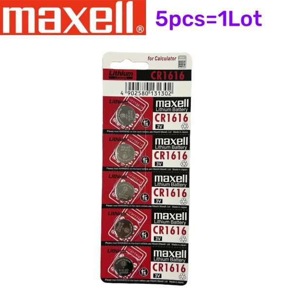Maxell Lithium Button Cell Batteries