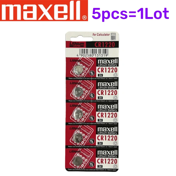 Maxell Lithium Button Cell Batteries