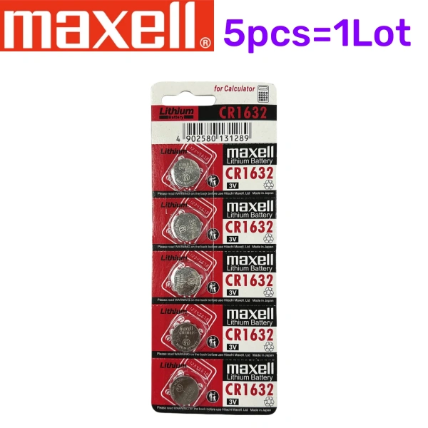 Maxell Lithium Button Cell Batteries
