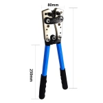 Cable Lug Crimper Electric Wire Crimping Tool Battery Terminals Electrical Pliers Hand Tools for Professional Heavy Duty Wire
