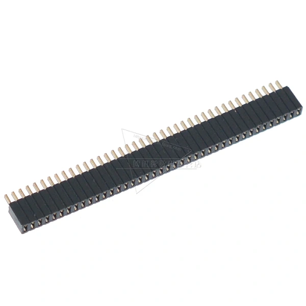 1.27mm 1*40 2*40 2x50 Pin Header Male Pitch Male Single/Double Row Pin Header Strip Gold Plated Copper Connector