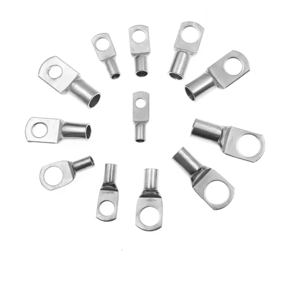 Copper Ring Terminals Wire Terminal Cable Electric Connector Assortment Car Accessories SC Terminator Contacts 12awg crimp