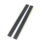 1X40 PIN Single Row Straight FEMALE PIN HEADER 2.54MM PITCH Strip Connector Socket 140 40p 40PIN 40 PIN FOR PCB arduino