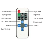 11key LED strip controller Mini Dimmer RF Remote 5-24v For 5630 2835 5050 Single Color LED strip 1-10PCS