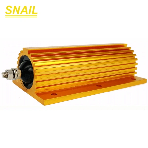 RXG24 Aluminum housed resistor,golden aluminum shell resistor.100w 150w 200w 250w 300w 500w,Discharge resistor,Decoding resistor