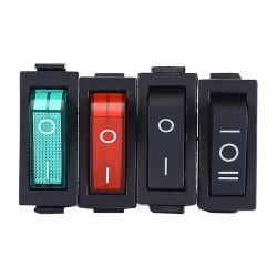 KCD3 Rocker Switch ON-OFF ON-OFF-ON 2 Position 3Pins Electrical equipment With Light Power Switch 16A 250V / 20A 125V AC